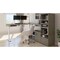 Bestar Bestar Viva 72W L-Shaped Standing Desk with Dual Monitor Arm and Storage in walnut grey & white 19853-35 - alternate 2